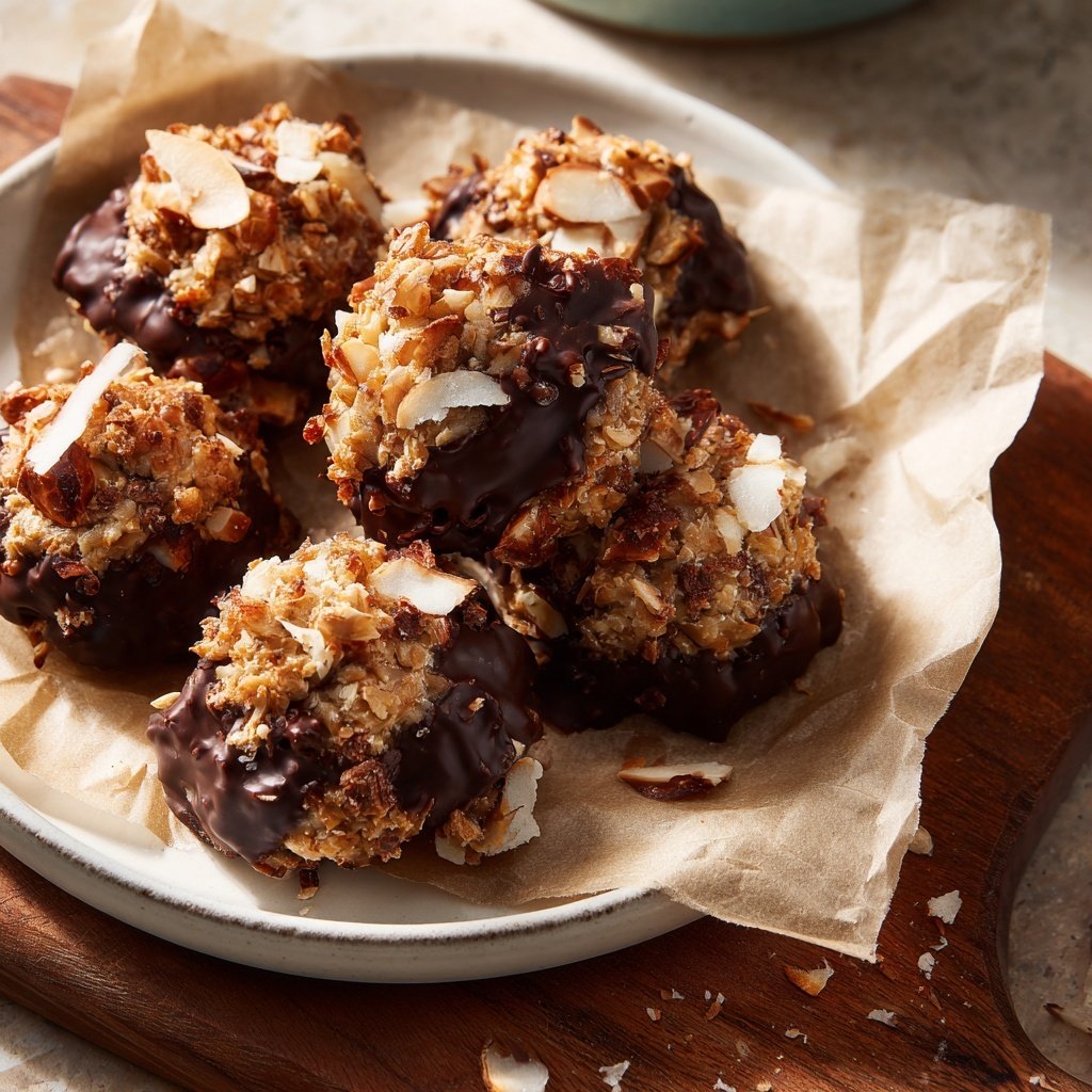 Chocolate Coconut Almond Snack Bites