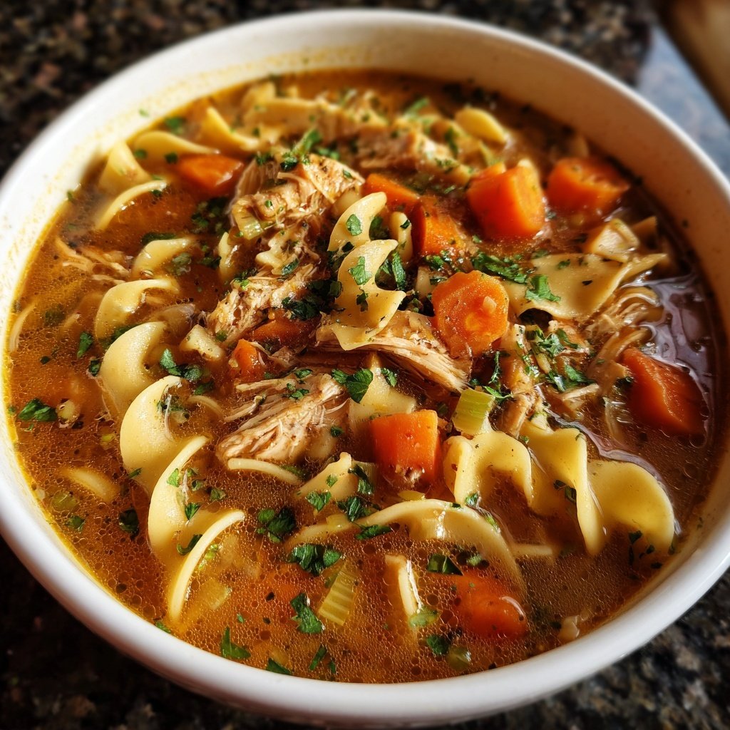 Spring Chicken Noodle Soup