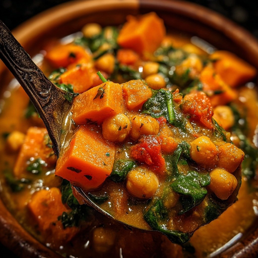 Jamaican Sweet Potato Chickpea Stew