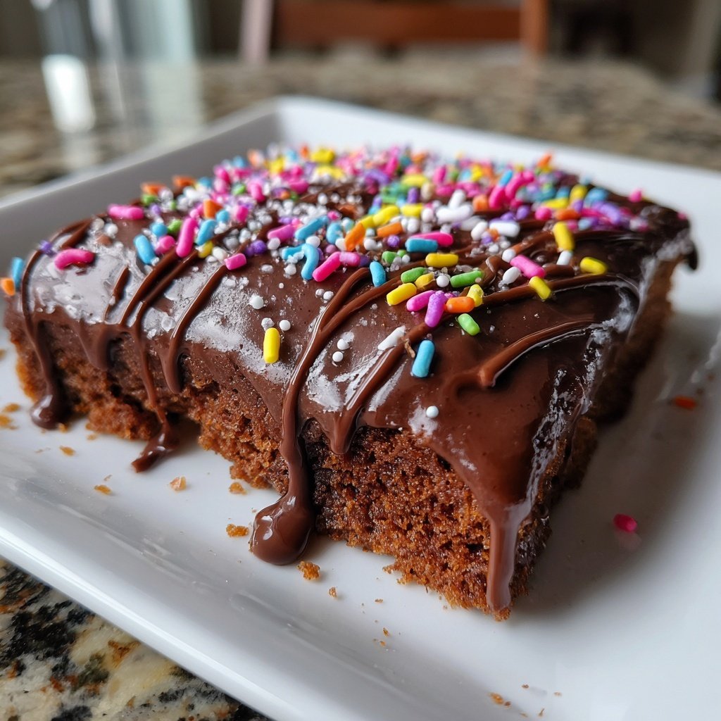 Chocolate Buttercream Sheet Cake