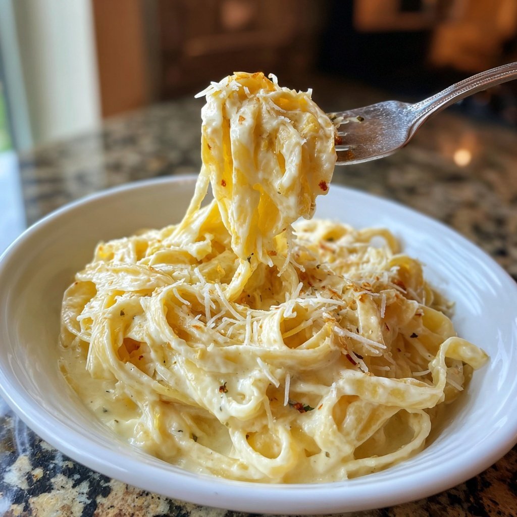 Lemon Cream Fettuccine