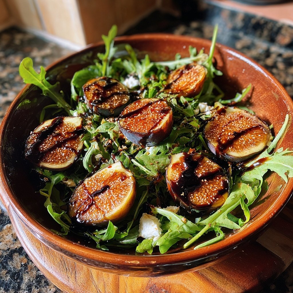 Roasted Fig and Arugula Salad