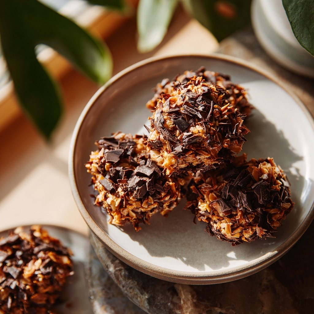 Coconut Chocolate Energy Clusters