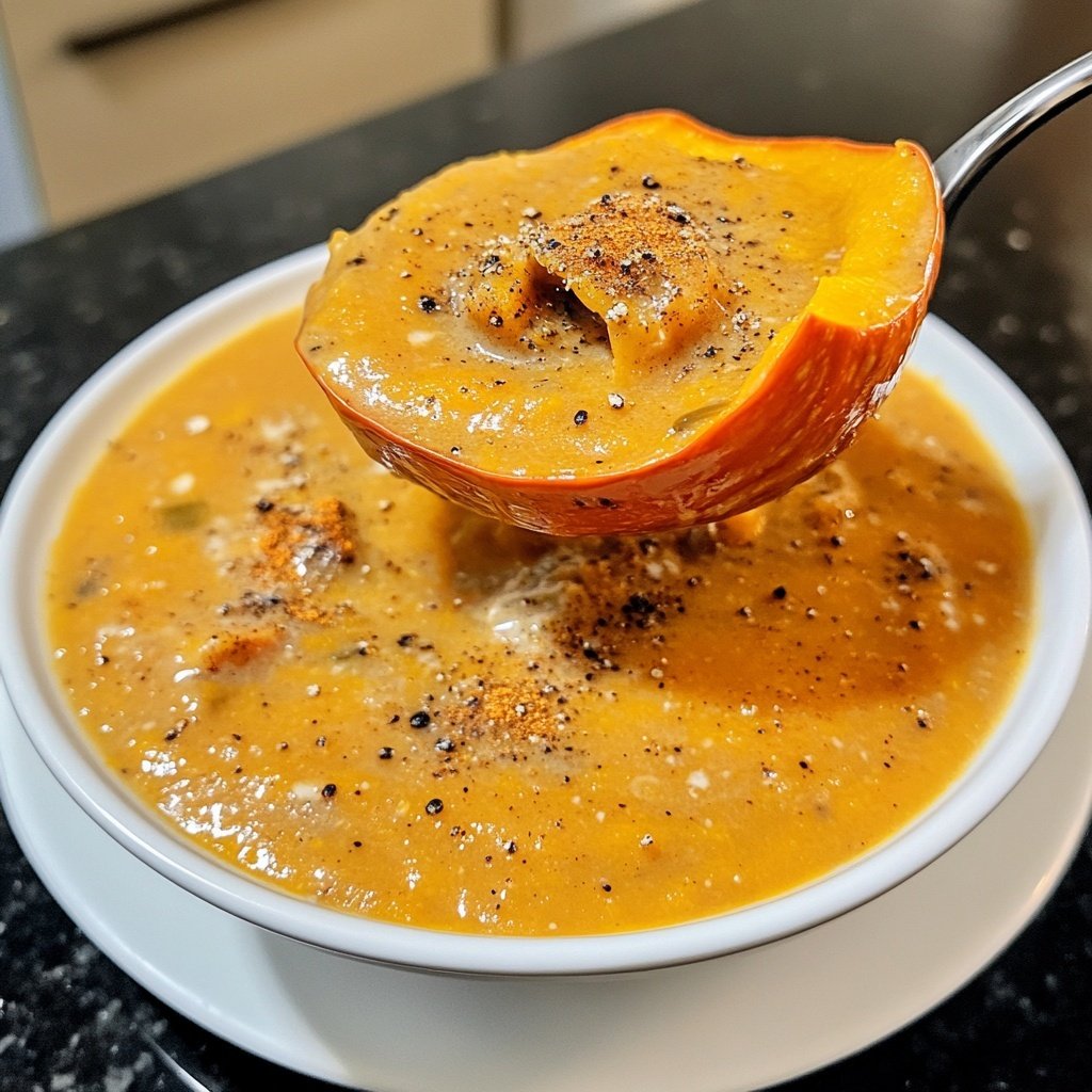Squash Soup Rich Flavor