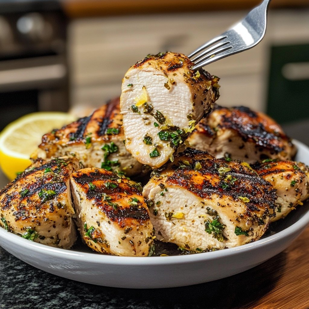 Grilled Lemon Herb Chicken Bowl