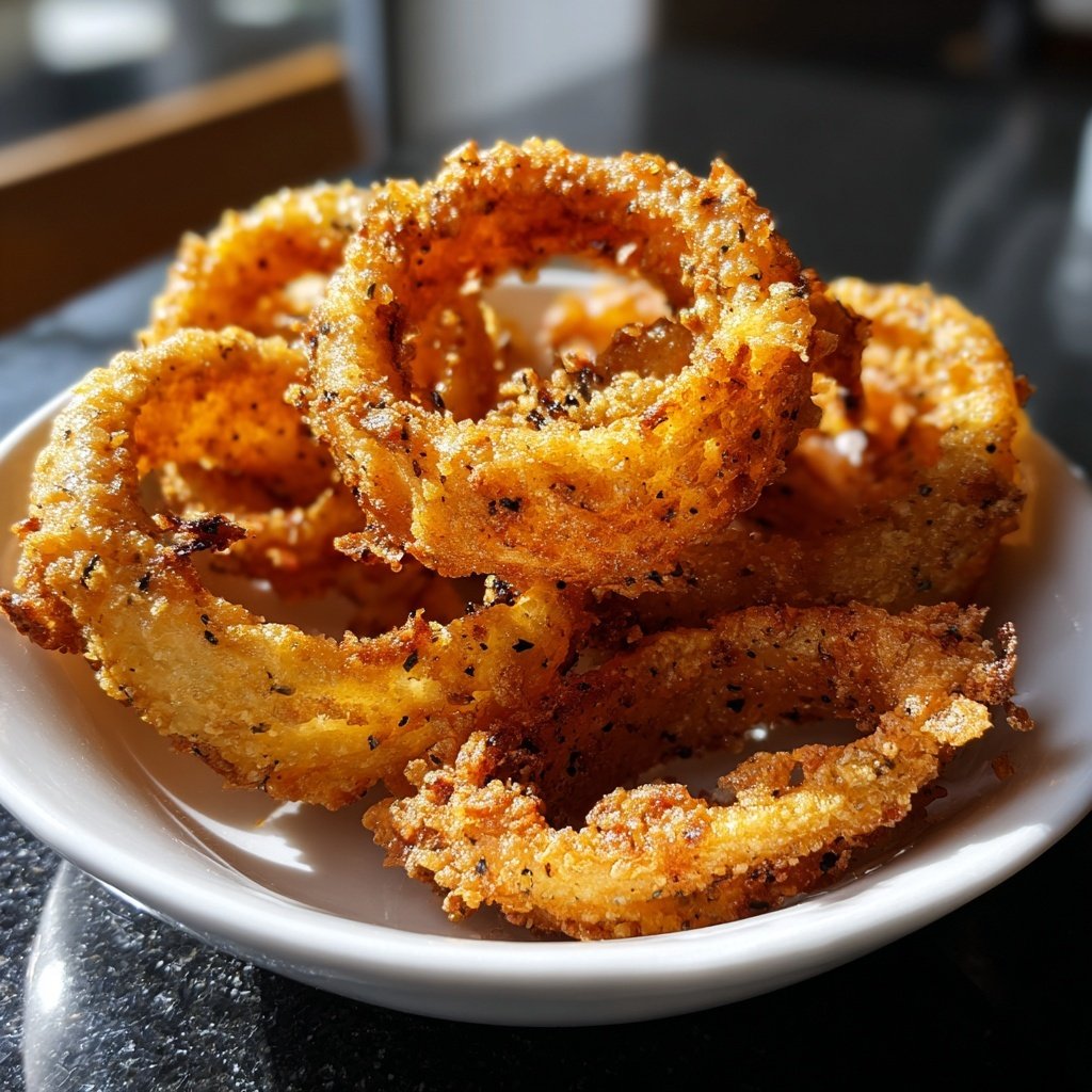 Super Bowl Crispy Onion Rings