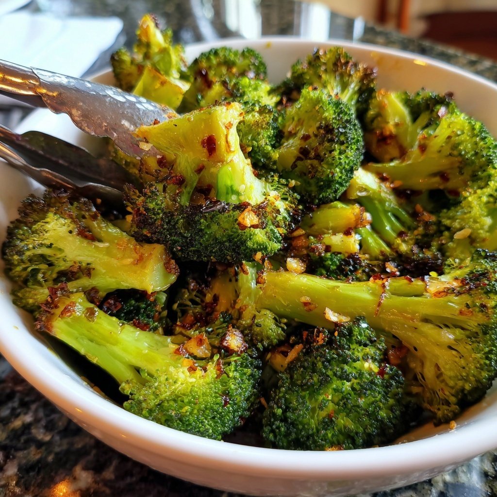Roasted Broccoli With Garlic And Lemon