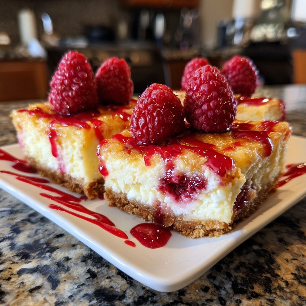 Raspberry Cheesecake Bars