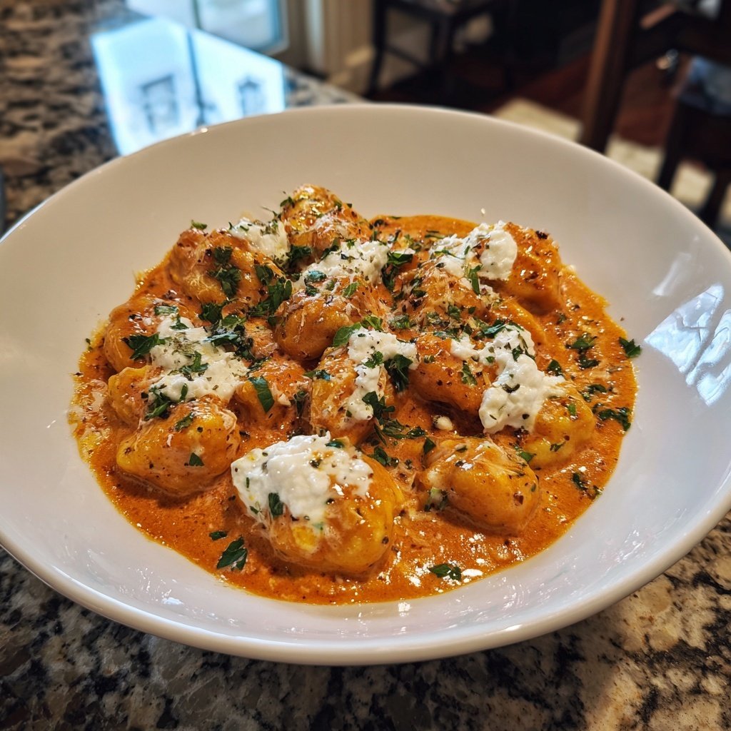 Sunday Tomato Ricotta Gnocchi