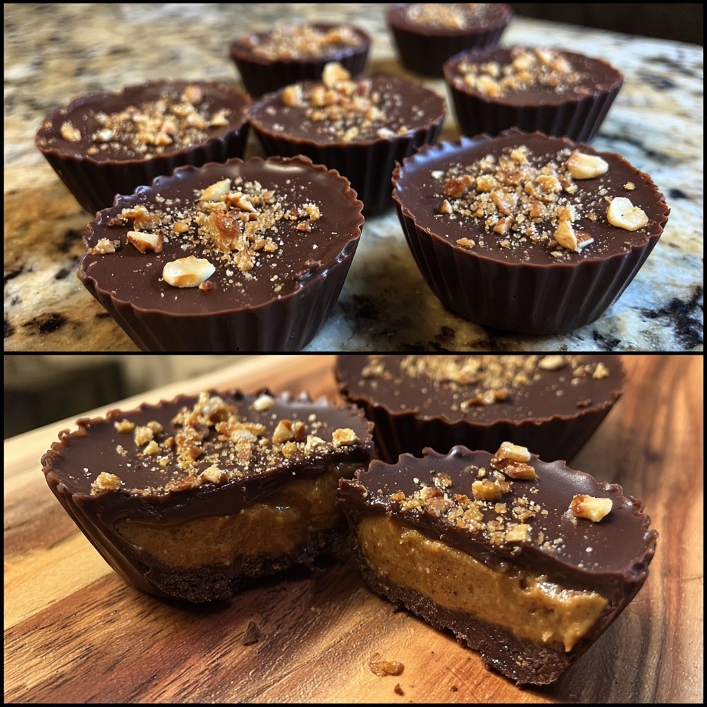 Chocolate Almond Butter Snack Cups
